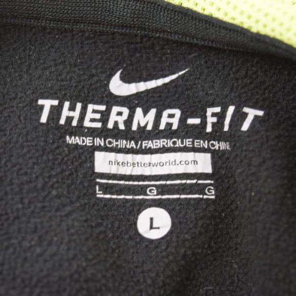 Nike Hoodie Women Large Spellout Thumb Holes Therma Fit Pocket Pullover Sporty - Picture 3 of 10